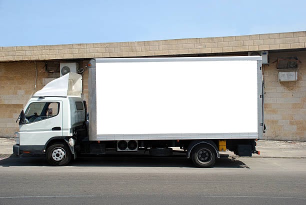 A refrigerated truck to safely transport food for a local food pantry, ensuring the freshness and quality of the donations received.